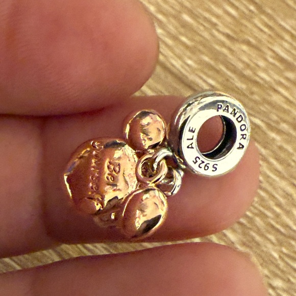 Pandora Silver and Gold Hand Charm - Picture 5 of 6